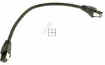 Patch Cable - Patch Lead Cat8.1, Rj45, F-ftp (pimf), Black 0.25m, Lsoh