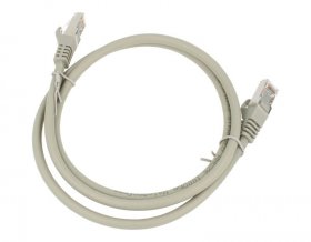Com Cat7 Patch Cable - Cat7 Lead - Rj45 Plug To Plug - Grey 1.0m Com Cat7 Patch Cable - Cat7 Lead - Rj45 Plug To Plug - Grey 1.0m