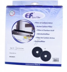 Eurofilter Carbon Filter - Carbon Filter 2 Pcs Alternatives To Candy Pkm Brandt