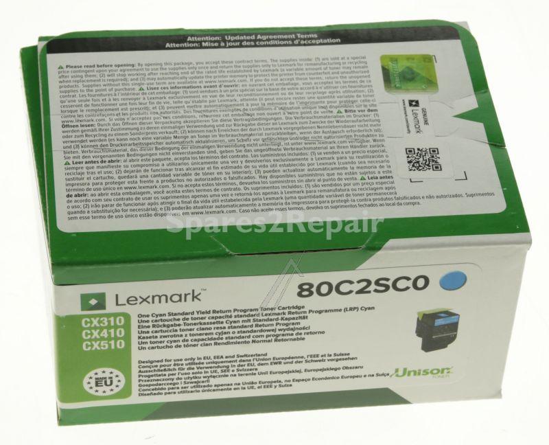 Lexmark Toner Cartridge - 80c2sc0 Lexmark R-toner 802sc Cyan 2k Cx310-cx410-cx510