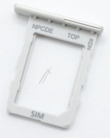 Samsung Sim card Holder - Ba64-01151a Deco Cover-sim_tray hermes-14 pc silver