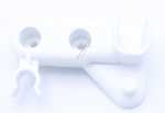 Fixings And Brackets - C00506360 488000506360 Lh Freezer Flap Hinge (63x13mm) - Gw [Whirlpool Indesit]