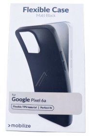 Mobilize Leather Bag Gsm - 28116 Mobilize Rubber Gelly Case Google Pixel 6a Matt Black