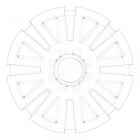 Fixings And Brackets - 140052199019 Stand Black D44 4x15 35m [Electrolux Aeg]