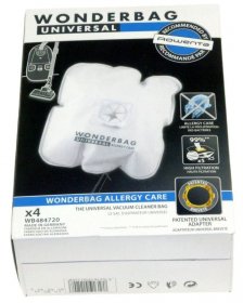 Vacuum Cleaner Bags - Wonderbag Allergy Care Wb484720 Bag X4 [Groupe SEB]