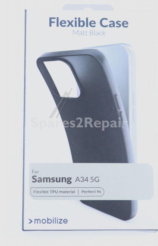 Mobilize Leather Bag Gsm - 28541 Mobilize Rubber Gelly Case Samsung Galaxy A34 5g Matt Black