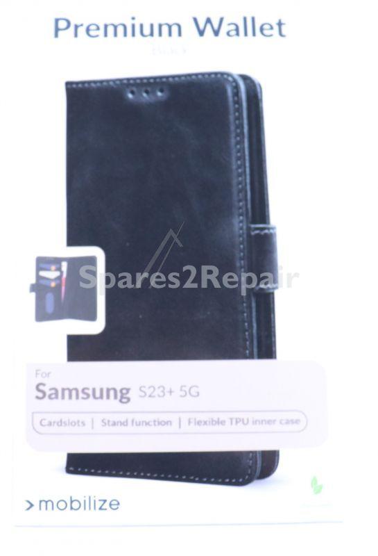 Mobilize Leather Bag Gsm - 28508 Mobilize Premium Gelly Wallet Book Case Samsung Galaxy S23+ 5g Black
