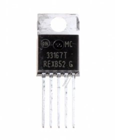 On Semiconductor Ic - 33167t Ic Buck Regulator 5a, 33167, To220-5