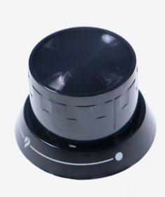 Control Knobs - 250317245 C00865495 Hob Knob Black [Arcelik]