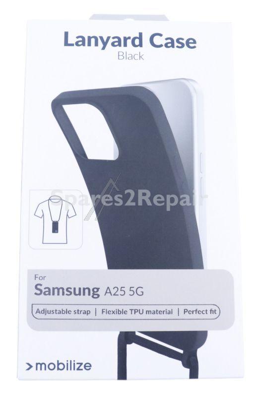Mobilize Leather Bag Gsm - 29317 Mobilize Lanyard Gelly Case For Samsung Galaxy A25 5g Black