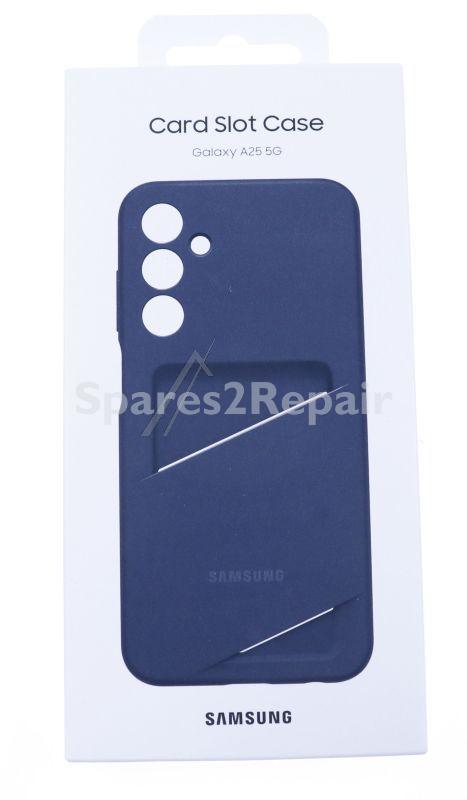 Samsung Leather Bag Gsm - Ef-oa256tbegww Samsung Card Slot Housing For Galaxy A25 5g Blue Black