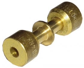 Lokring Lokring Connector - 4nkms00 L13000584 Right Connector Brass 4x4mm