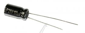 Panasonic 25v Radial Electrolytic 105 De - 100uf-25v Elcap Radial 105° 6,3x11,2mm Long Life -rohs-