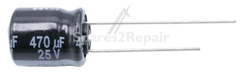 Panasonic 25v Radial Electrolytic 105 De - 470uf-25v Elco Radial Pan 105° 10x12,5mm