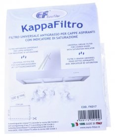 Eura Universal Fat Filter - Fk017 Grease Filter 47x114cm Can Be Cut To Size Alternative For Electrolux 902980197