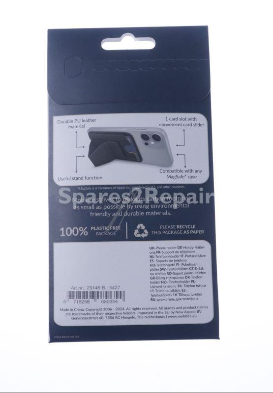 Mobilize Leather Bag Gsm - 29146 Mobilize Magsafe Compatible Magnet Card Holder Black