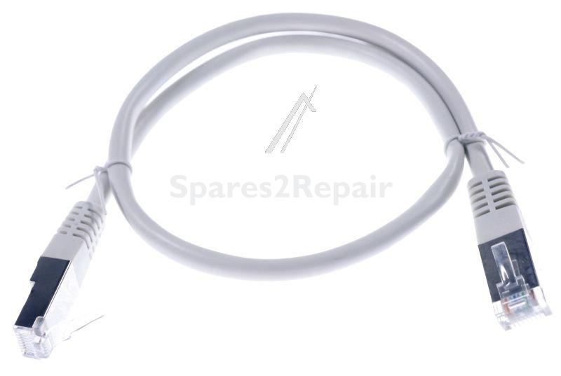 Cat5 Patch Cable - Cat5 Lead - Rj45 Plug To Plug - Grey 0.5m