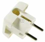 Bachmann Plug - -plug, Angled, White, Flat