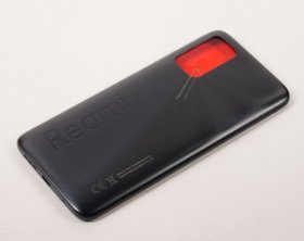 Xiaomi Battery Compartment Lid - 55050000rr9x Xiaomi Redmi 9t (m2010j19sg) Battery Cover-carbon Gray-black