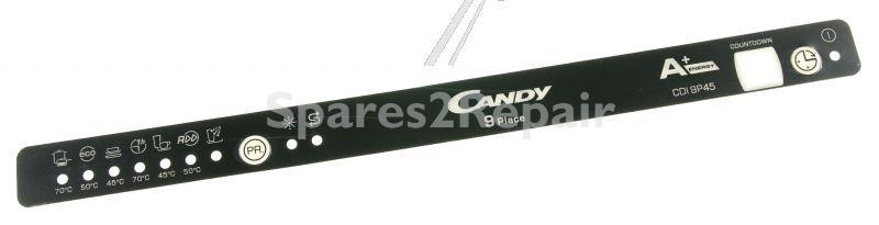 Switch Screen - 49027969 Control Panel Plate [Candy Hoover]