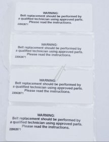 Drive Belts - 22062871 Belt Label-bldc [Vestel]