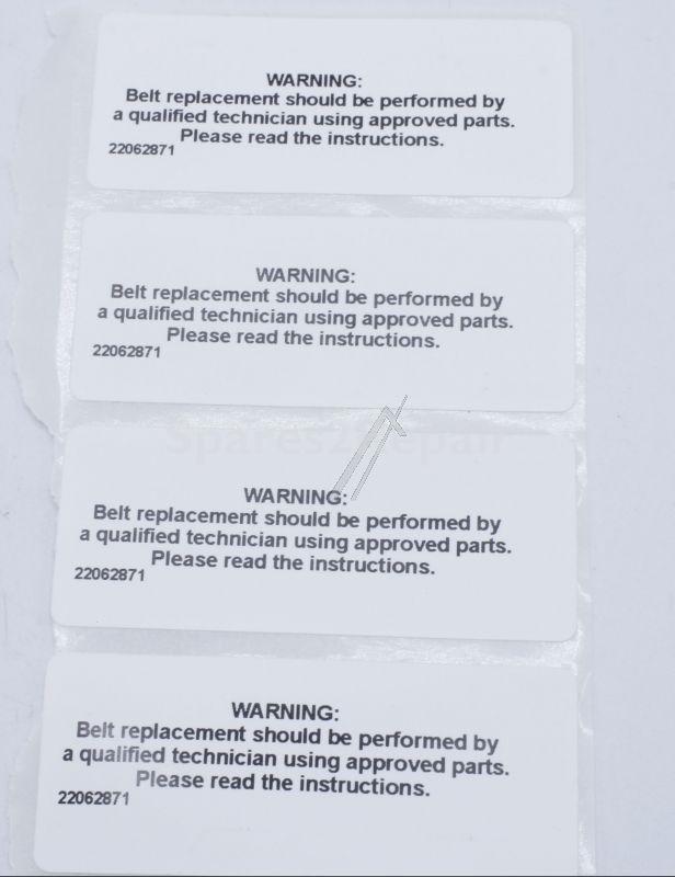 Drive Belts - 22062871 Belt Label-bldc [Vestel]