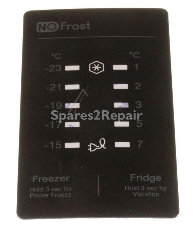 Samsung Cover Plate - Da64-04377d Inlay Control 3050pjt Bmf pc t0 38 black