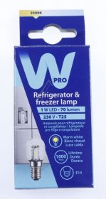 W Pro Refrigerator Lamp - C00863217 488000863217 Led Lamp For Fridges E14 T25 23
