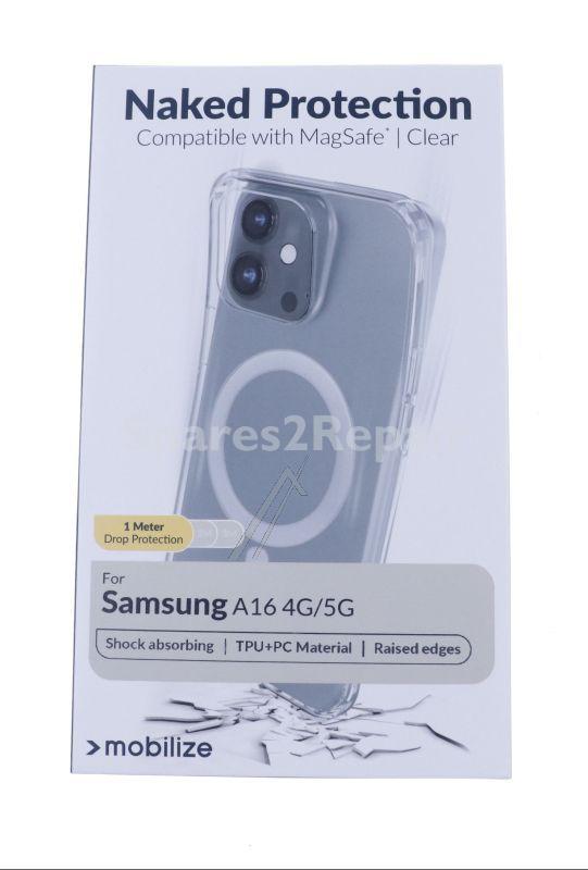 Mobilize Leather Bag Gsm - 80053 Mobilize Magsafe Compatible Naked Protection Case For Samsung Galaxy A16 4g-5g Transparent