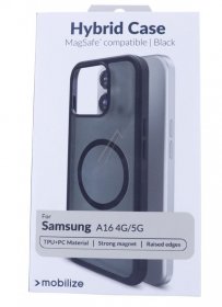 Mobilize Leather Bag Gsm - 80054 Mobilize Magsafe Compatible Hybrid Case Samsung Galaxy A16 4g-5g Black