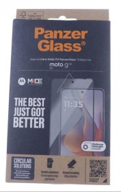 Panzerglass Display Protective Film - 6597 Panzerglass Screen Protector W Black Frame Motorola Moto G75 5g | Ultra-wide Fit