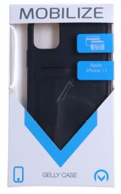 Mobilize Leather Bag Gsm - 27690 Mobilize Rubber Gelly Case With Card Compartment Apple Iphone 11 Matt Black