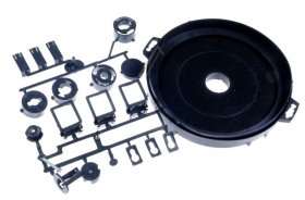 Eurofilter Carbon Filter - Universal Carbon Filter Ki+16 Fixing Accessories 210x31mm