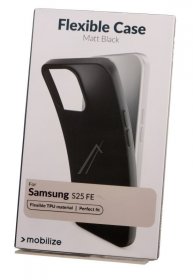 Mobilize Leather Bag Gsm - 81334 Mobilize Rubber Gelly Case Samsung Galaxy S25 Fe Matt Black