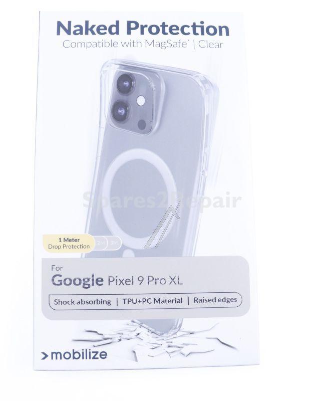 Mobilize Leather Bag Gsm - 29938 Mobilize Magsafe Compatible Naked Protection Case For Google Pixel 9 Pro Xl Transparent