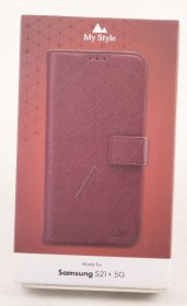 Mystyle Leather Bag Gsm - 26631 My Style Flex Wallet For Samsung Galaxy S21+ 5g Bordeaux