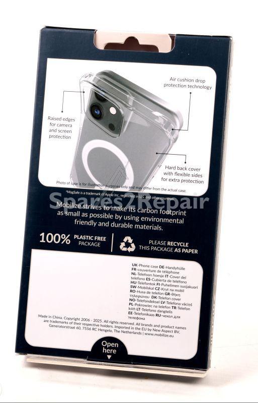 Mobilize Leather Bag Gsm - 80945 Mobilize Magsafe Compatible Naked Protection Case For Samsung Galaxy Z Flip7 5g Clear