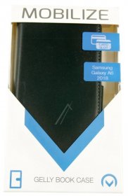 Mobilize Leather Bag Gsm - 24325 Classic Gelly Wallet Book Case Samsung Galaxy A6 2018 Black