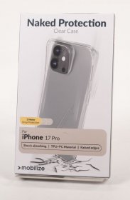 Mobilize Leather Bag Gsm - 80994 Mobilize Naked Protection Case Apple Iphone 17 Pro Clear