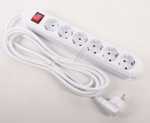 Bachmann 6 Way Socket Outlet Switch - 381 251k Smart 6-way Power Strip With Switch 3m White