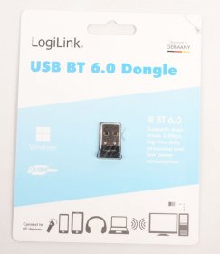 Logilink Dongle Bluetooth - Bt0079 Bluetooth 6 0 Adapter Usb-a 3mbit-s (edr+ble) Up To 20m Range