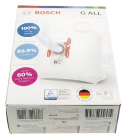 Vacuum Cleaner Bags - Bbz41fgall 17003048 Vacuum Cleaner Bags G Type X 4 [Bosch Siemens]
