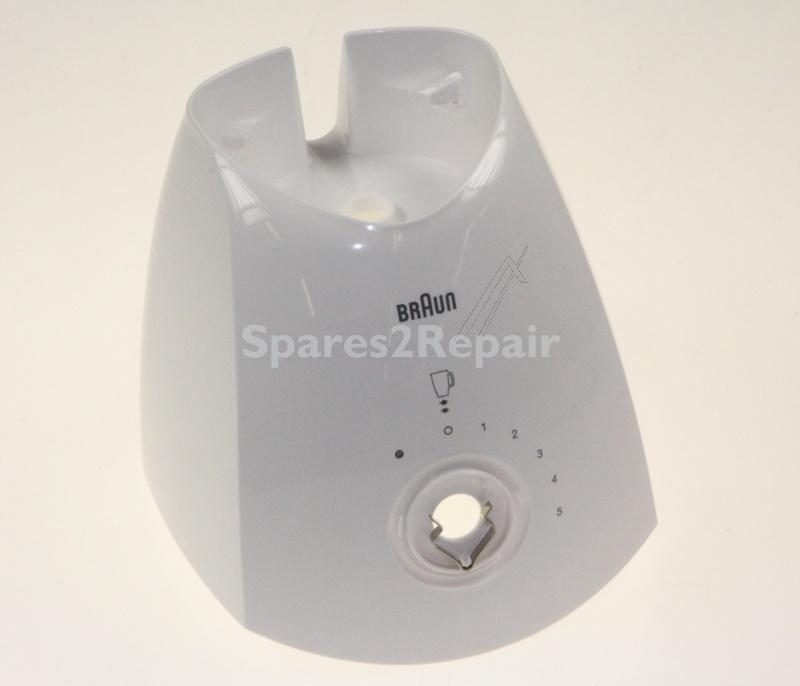Braun Housing Top - 7051223 67051223 Upper Housing Pure White