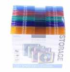 Vivanco Cd-organiser - Cd Slim 25 Cd Slim Case FÜr Eine Cd, 25er Pack, 5 Farben Sortiert