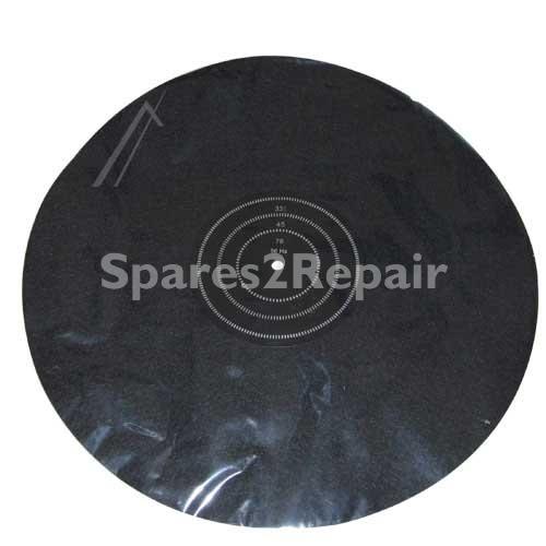 Analogis Turntable Mat - Mat Eight Mat Eight Felt Turntable Black 1 0mm Diam: 298mm 16g