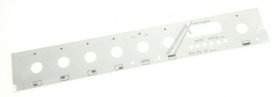 Operating Unit Screen - C00255786 482000084987 Control Panel Glass Silver [Whirlpool Indesit]