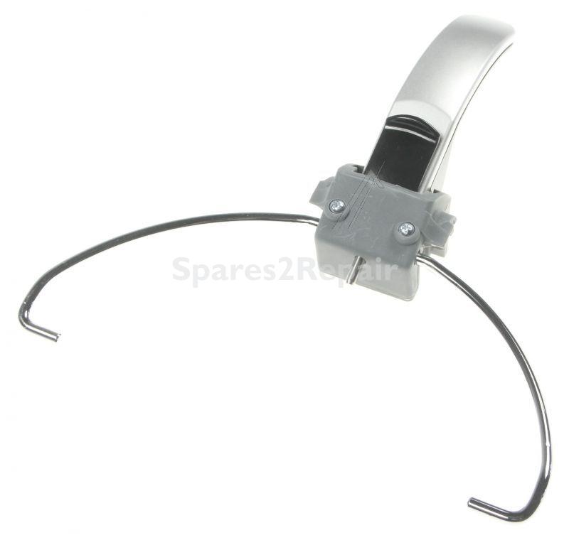 Handle - 5512500199 Kit Stg Handle (complete) Black F28 [Delonghi]