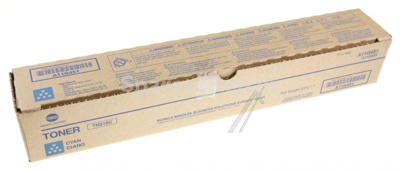 Konica Minolta Toner Cartridge - Tn-216c A11g451 Toner Cyan C220-c280 Bizhub Approx 26k Konica-minolta