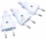 Bachmann European Plug - Euro-plug White, 3 Pcs