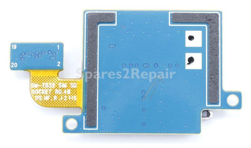 Samsung Sim Card Reader Internal - Gh59-14905a Unit-sd_sim Socket_fpcb(t835)